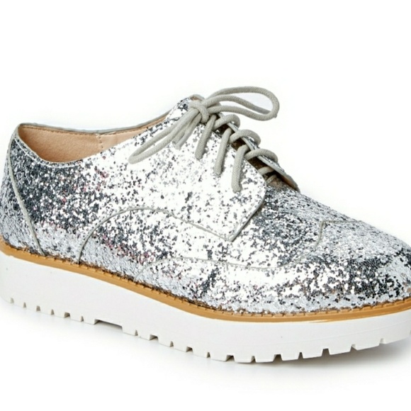 Qupid Shoes - Silver sneakers